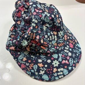 Columbia Kids Floral Hat - Navy and Multicolor